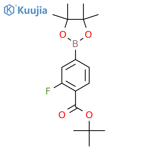 (4-(Tert-Butoxycarbonyl)-3-Fluorophenyl)Boronic Acid Pinacol Ester structure