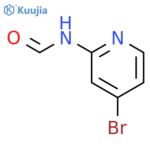 N-(4-Bromopyridin-2-yl)formamide structure