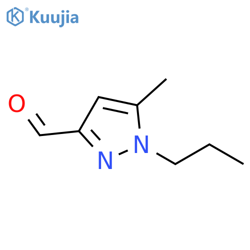 5-Methyl-1-propyl-1H-pyrazole-3-carbaldehyde structure