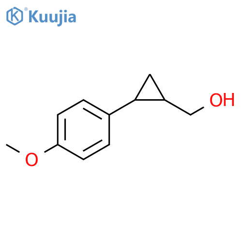 2-(4-methoxyphenyl)cyclopropylmethanol structure