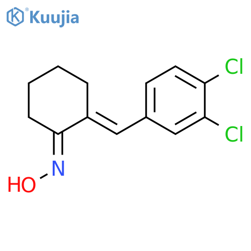Cyclohexanone, 2-[(3,4-dichlorophenyl)methylene]-, oxime, (E,E)- structure