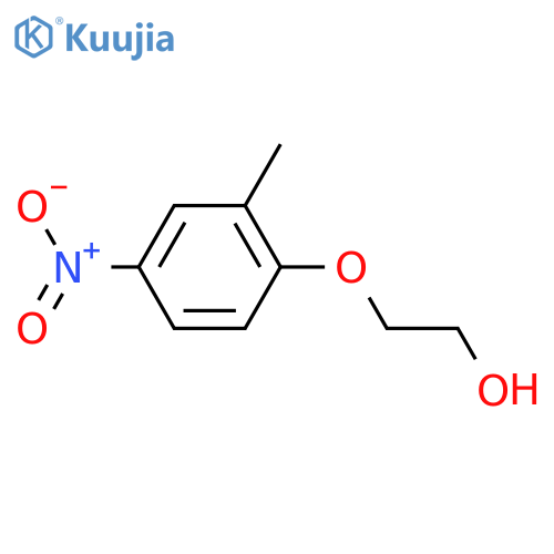 2-(2-methyl-4-nitrophenoxy)ethanol structure