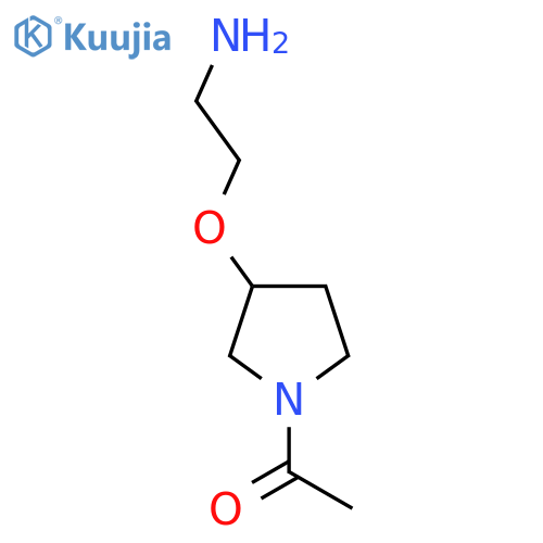 1-[3-(2-Amino-ethoxy)-pyrrolidin-1-yl]-ethanone structure
