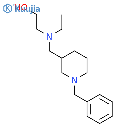 2-[(1-Benzyl-piperidin-3-ylmethyl)-ethyl-amino]-ethanol structure