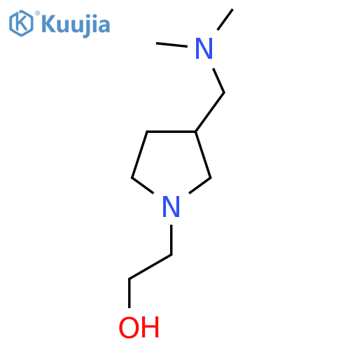 2-(3-Dimethylaminomethyl-pyrrolidin-1-yl)-ethanol structure