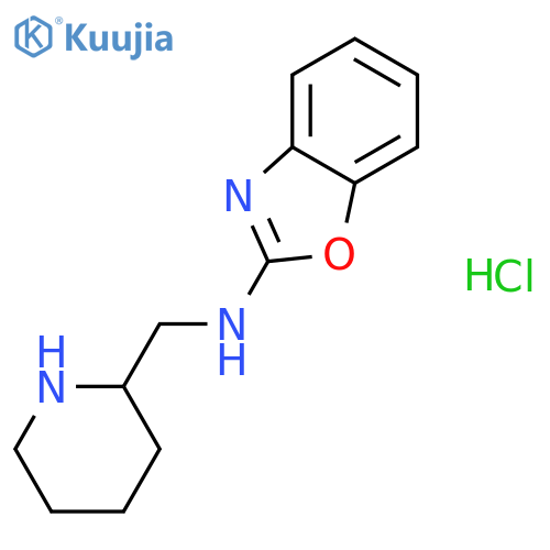 N-(Piperidin-2-ylmethyl)benzo[d]oxazol-2-amine hydrochloride structure