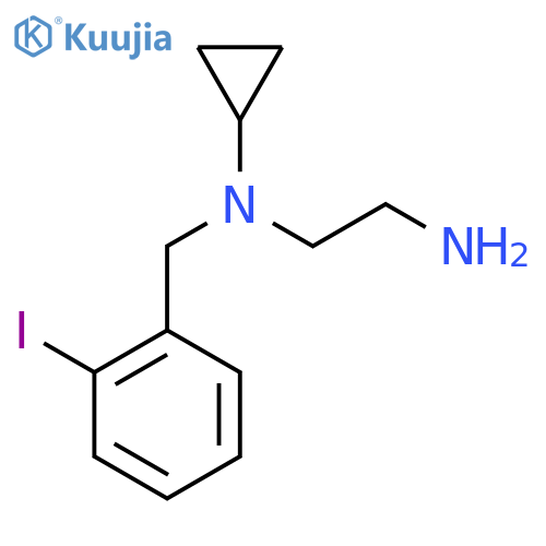 N*1*-Cyclopropyl-N*1*-(2-iodo-benzyl)-ethane-1,2-diamine structure