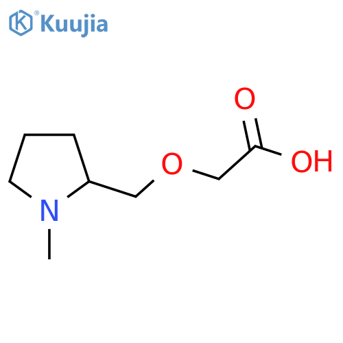 2-[(1-methylpyrrolidin-2-yl)methoxy]acetic acid structure
