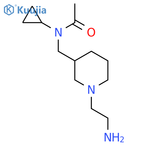 N-[1-(2-Amino-ethyl)-piperidin-3-ylmethyl]-N-cyclopropyl-acetamide structure