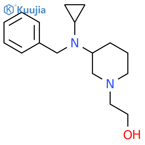 2-[3-(Benzyl-cyclopropyl-amino)-piperidin-1-yl]-ethanol structure