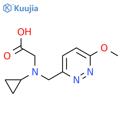 [Cyclopropyl-(6-methoxy-pyridazin-3-ylmethyl)-amino]-acetic acid structure