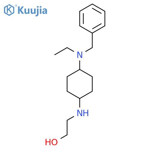2-[4-(Benzyl-ethyl-amino)-cyclohexylamino]-ethanol structure