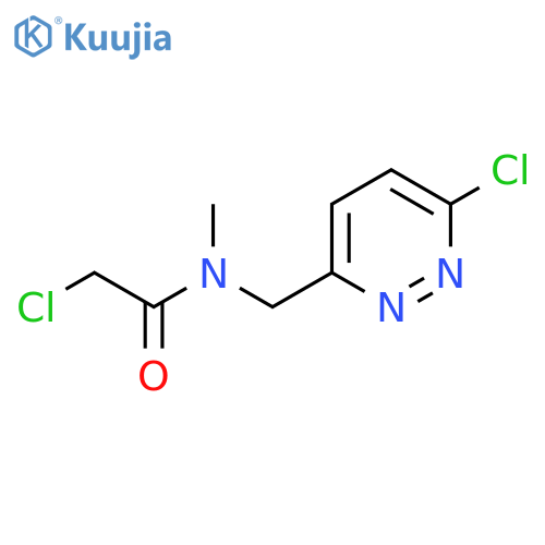 2-Chloro-N-(6-chloro-pyridazin-3-ylmethyl)-N-methyl-acetamide structure