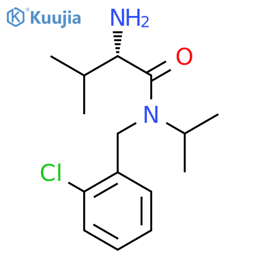 (S)-2-Amino-N-(2-chloro-benzyl)-N-isopropyl-3-methyl-butyramide structure