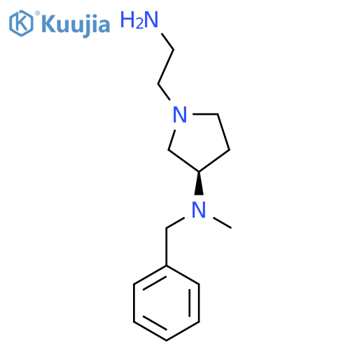 [(R)-1-(2-Amino-ethyl)-pyrrolidin-3-yl]-benzyl-methyl-amine structure