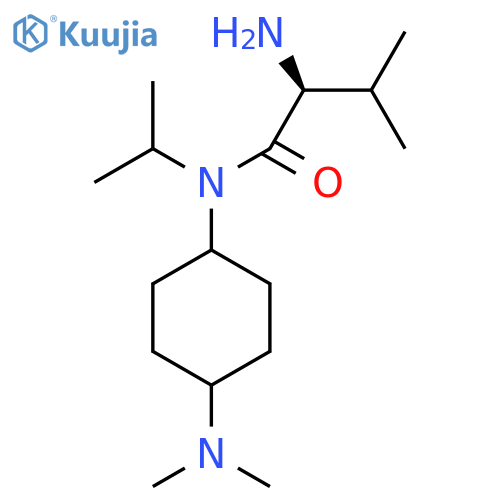 (S)-2-Amino-N-(4-dimethylamino-cyclohexyl)-N-isopropyl-3-methyl-butyramide structure