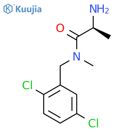 (S)-2-Amino-N-(2,5-dichloro-benzyl)-N-methyl-propionamide structure