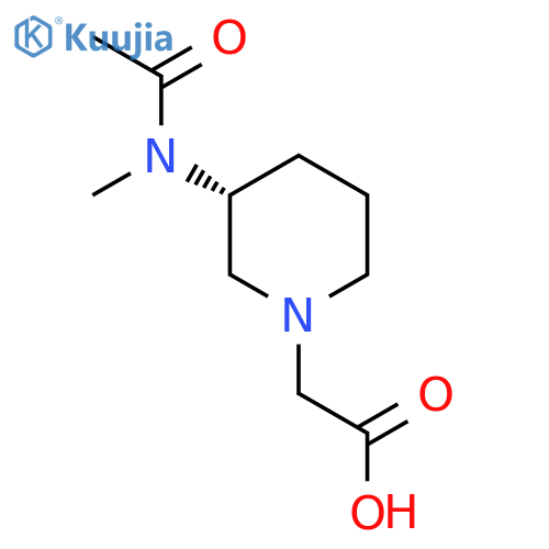 [(R)-3-(Acetyl-methyl-amino)-piperidin-1-yl]-acetic acid structure