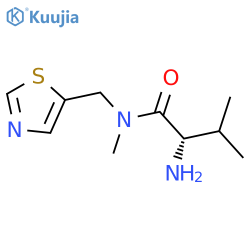(S)-2-Amino-3,N-dimethyl-N-thiazol-5-ylmethyl-butyramide structure