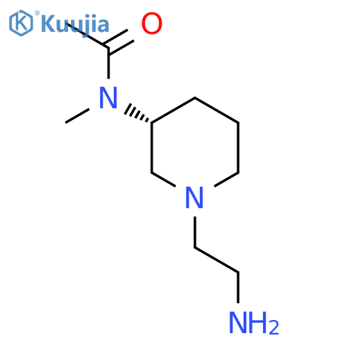N-[(R)-1-(2-Amino-ethyl)-piperidin-3-yl]-N-methyl-acetamide structure