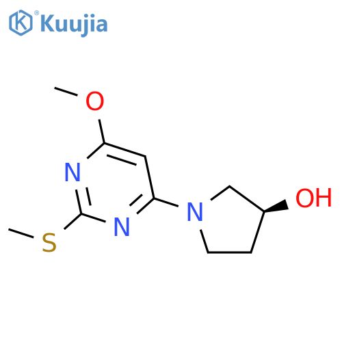 (S)-1-(6-Methoxy-2-(methylthio)pyrimidin-4-yl)pyrrolidin-3-ol structure