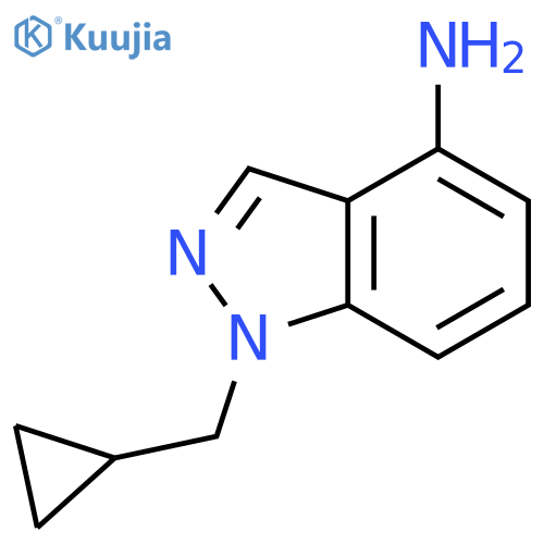 1-(cyclopropylmethyl)-1H-indazol-4-amine structure