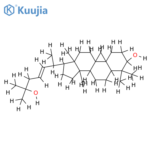 (3alpha,22E)-form-Cycloart-22-ene-3,25-diol structure