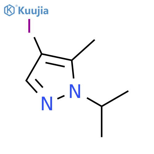 4-Iodo-1-isopropyl-5-methyl-1H-pyrazole structure