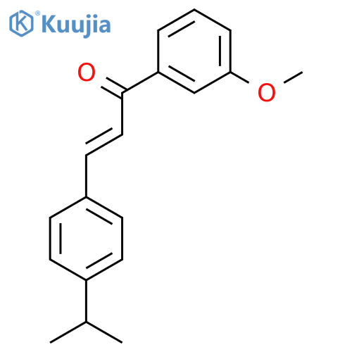 (2E)-1-(3-Methoxyphenyl)-3-[4-(propan-2-yl)phenyl]prop-2-en-1-one structure