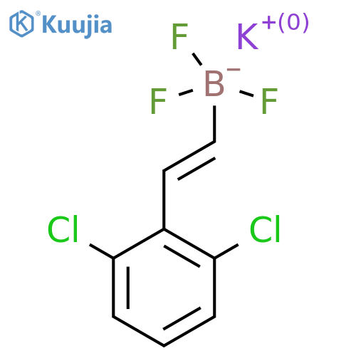 Potassium (E)-(2,6-dichlorostyryl)trifluoroborate structure