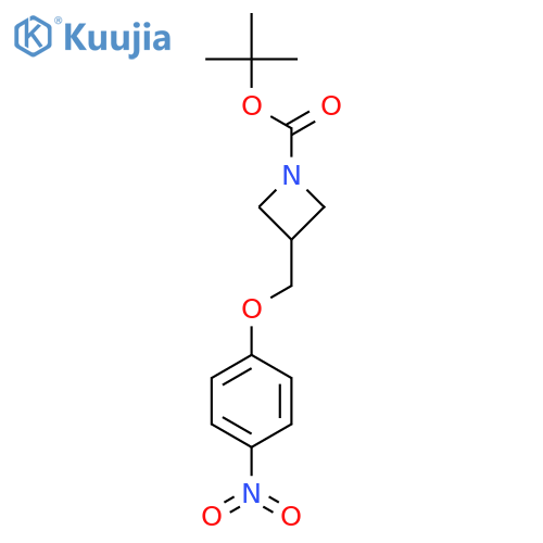 tert-Butyl 3-((4-Nitrophenoxy)methyl)azetidine-1-carboxylate structure