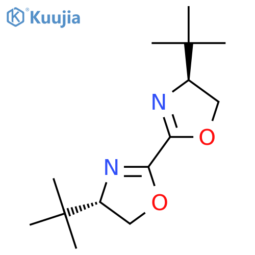 (4S,4'S)-4,4'-Bis(1,1-dimethylethyl)-4,4',5,5'-tetrahydro-2,2'-bioxazole structure