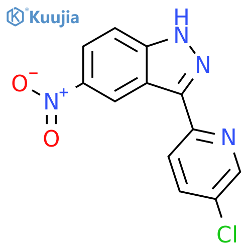 3-(5-Chloropyridin-2-yl)-5-nitro-1H-indazole structure