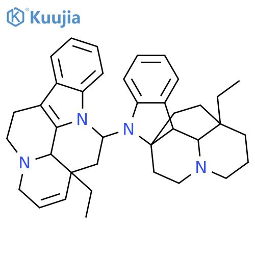 Eburnamenine, 17,18-didehydro-14-[(1S,4aR,6aS,11bS,11cS)-4a-ethyl-3,4,4a,5,6,7,11b,11c-octahydro-1,6a-ethano-2H-pyrido[3,2-c]carbazol-7-yl]-14,15-dihydro-, (3α,14α,16α)- (9CI) structure