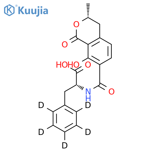 Ochratoxin B-d5 structure
