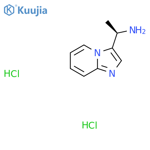 (-)-1-(Imidazo[1,2-a]pyridin-3-yl)ethanamine dihydrochloride structure