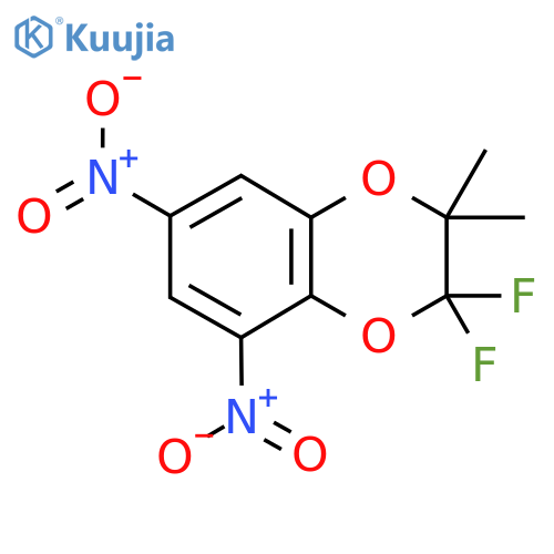 2,2-Difluoro-3,3-dimethyl-6,8-dinitro-2,3-dihydro-1,4-benzodioxine structure