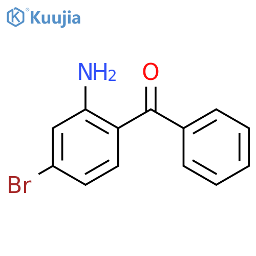 (2-Amino-4-bromophenyl)(phenyl)methanone structure