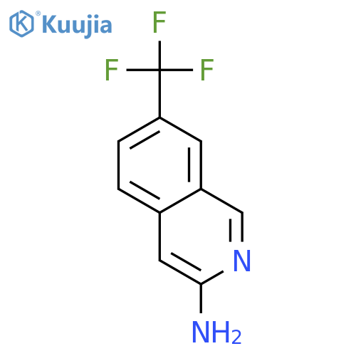 7-(trifluoromethyl)isoquinolin-3-amine structure