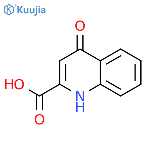 1,4-Dihydro-4-oxoquinoline-2-carboxylic acid structure
