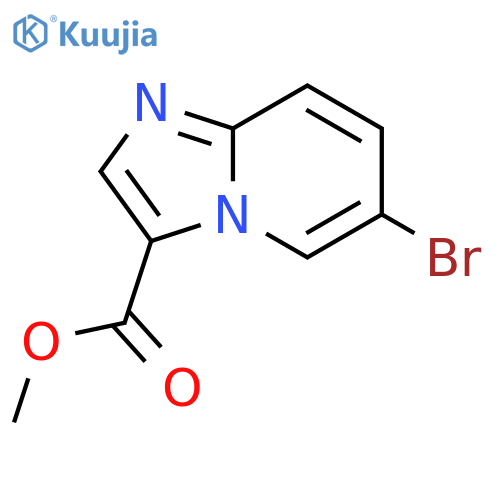 Methyl 6-bromoimidazo1,2-apyridine-3-carboxylate structure