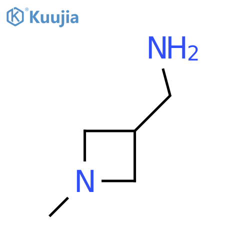 (1-methylazetidin-3-yl)methanamine structure