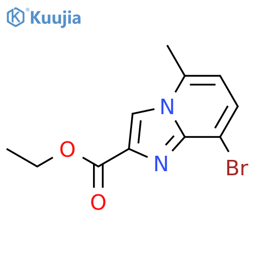 Ethyl 8-bromo-5-methylimidazo1,2-apyridine-2-carboxylate structure