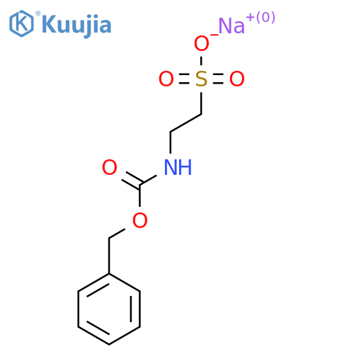 2-Cbz-amino-ethanesulfonic acid sodium salt structure