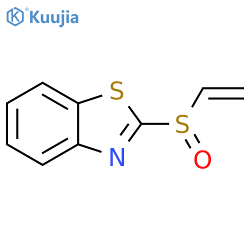 Benzothiazole,2-(ethenylsulfinyl)- structure