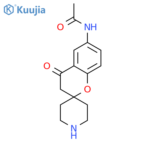 N-(4-oxospiro[chroman-2,4'-piperidine]-6-yl)acetamide structure