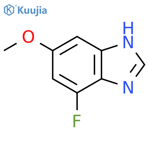 7-Fluoro-5-methoxy-1H-benzimidazole structure
