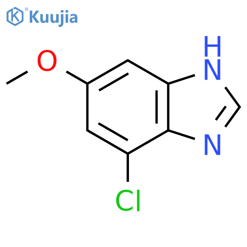 7-Chloro-5-methoxy-1H-benzimidazole structure