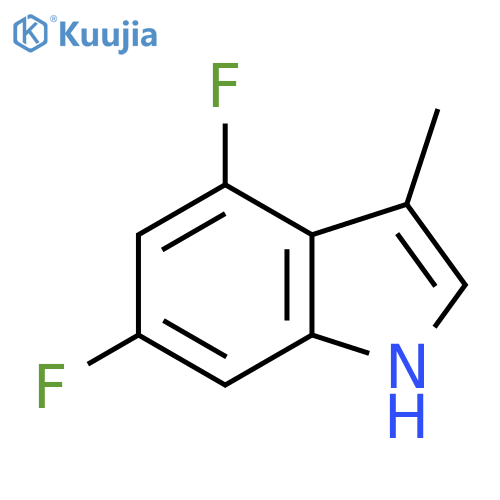 4,6-Difluoro-3-methyl-1H-indole structure