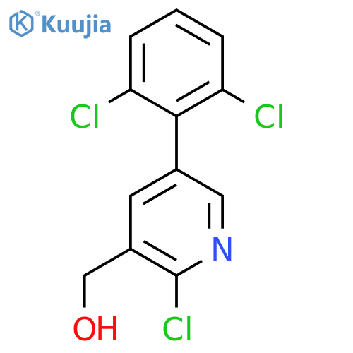 2-Chloro-5-(2,6-dichlorophenyl)pyridine-3-methanol structure